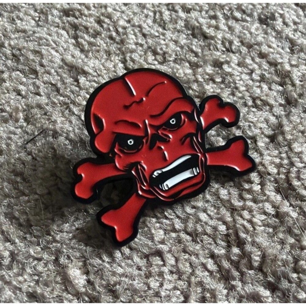 Marvel NECA Bad Guys Edition RED SKULL ENAMEL PIN